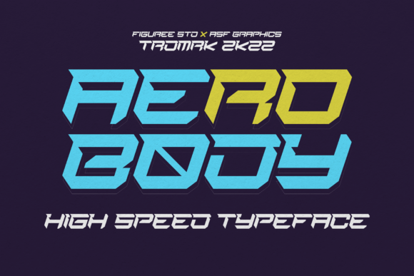 Aerobody: Bold Racing Font for Editorial Design