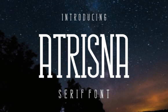 Atrisna: A Serif Font for Digital Design