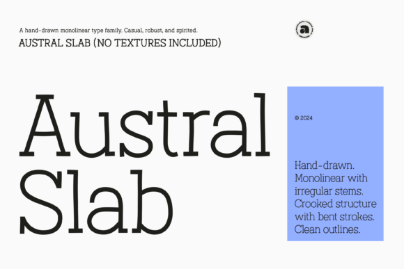Austral Slab Font for Creative Projects