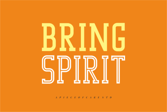 Bring Spirit Font for Creative Projects
