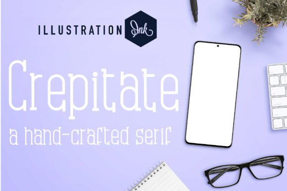 Crepitate: A Serif Font for Editorial Design