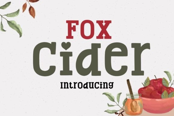 Fox Cider Font for Bold Branding