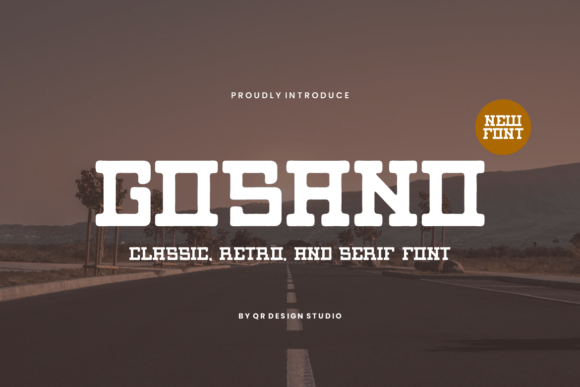 Gosano: A Bold Font for Digital Campaigns
