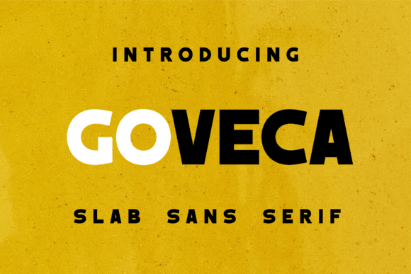 Goveca: A Bold Font for Clear Campaigns