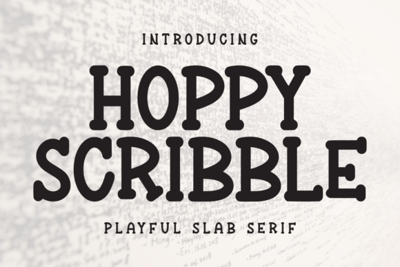 Hoppy Scribble: A Playful Font for Campaigns