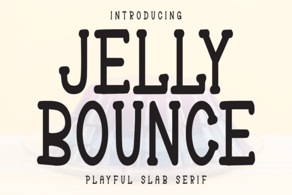 Jelly Bounce Font: Playful Slab Serif for Editorial Design