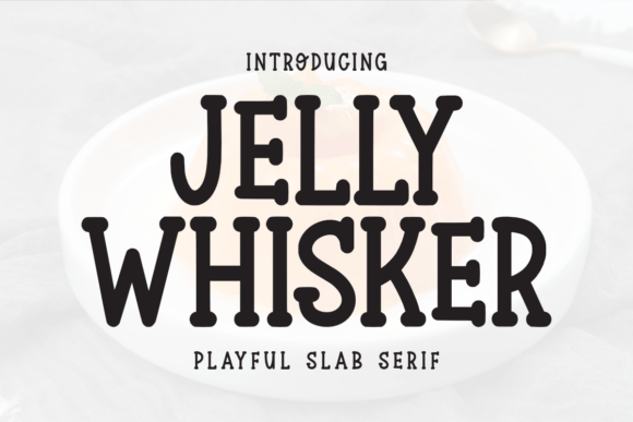 Jelly Whisker Font for Editorial Design