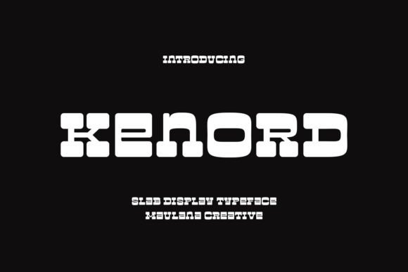 Kenord: A Bold Font for Clear Campaigns