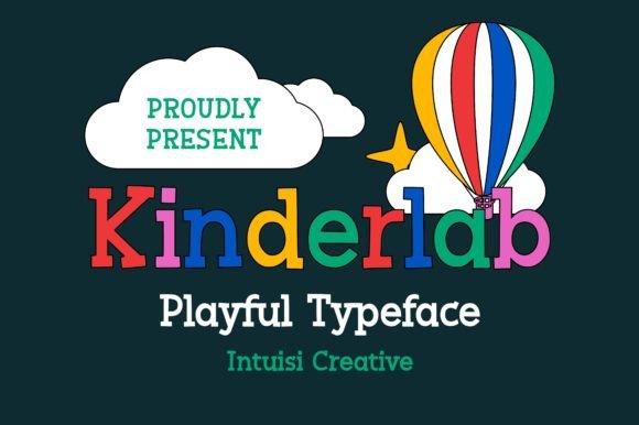 Kinderlab: A Playful Slab Serif Font