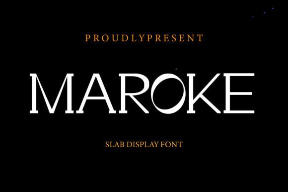 Maroke: A Bold Slab Serif for Real Projects