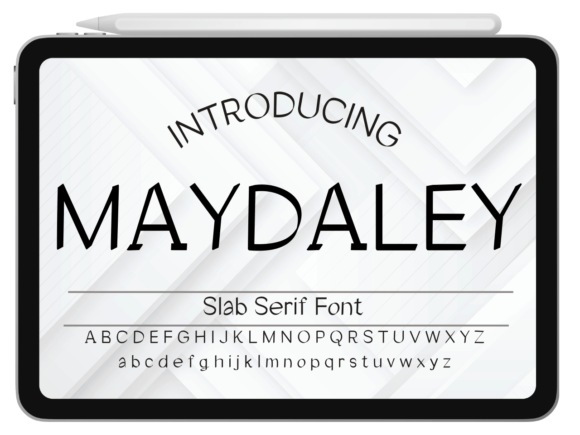 Maydaley: A Font That Speaks Clearly