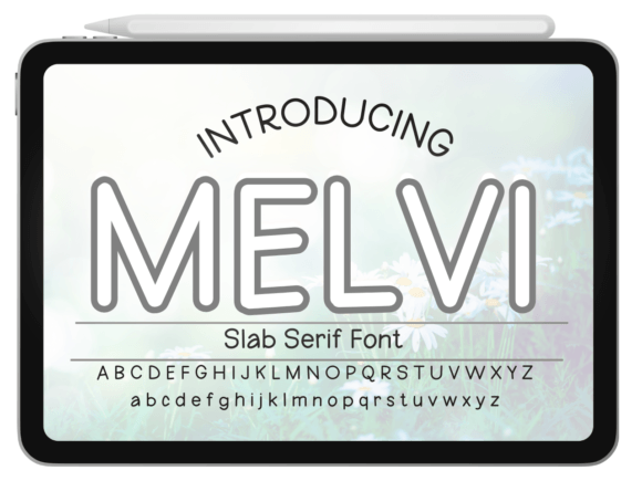 Melvi: A Friendly Slab Serif Font