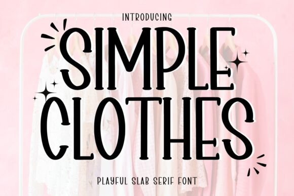Simple Clothes Font for Business