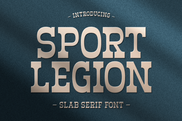 Sport Legion Font for Creative Makers