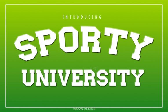 Sporty University Font for Bold Campaigns