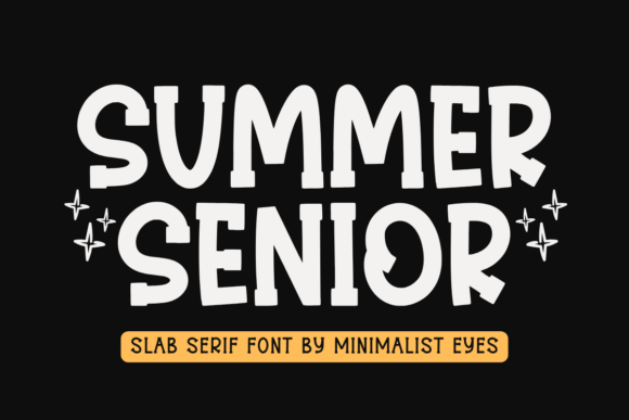 Summer Senior Font for Bold Design