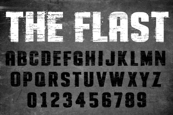The Flast: A Bold Slab Serif for Creative Projects