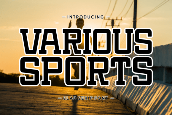 Various Sports: A Bold Font for Creative Projects