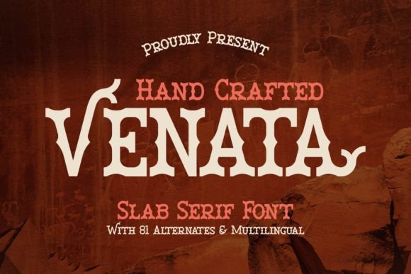 Venata: A Slab Serif Font for Editorial Design